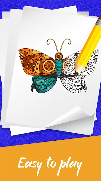 Взлом Mandala Coloring Book Game (Мандала Книга раскрасок  Игра)  [МОД Unlimited Money] — последняя версия apk на Андроид screen 2