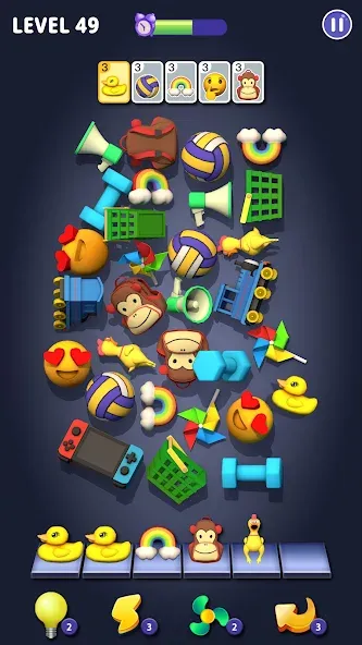 Скачать взлом Matching Fun: Match Triple 3D (Матчинг Фан)  [МОД Много монет] — стабильная версия apk на Андроид screen 2