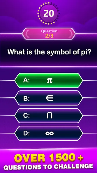 Скачать взлом Math Trivia — Quiz Puzzle Game (Математические загадки)  [МОД Много денег] — последняя версия apk на Андроид screen 2