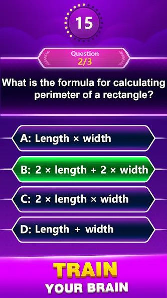 Скачать взлом Math Trivia — Quiz Puzzle Game (Математические загадки)  [МОД Много денег] — последняя версия apk на Андроид screen 3