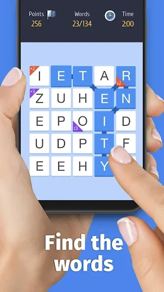 Взлом Words of Clans — Word Puzzle  [МОД Много монет] — последняя версия apk на Андроид screen 1