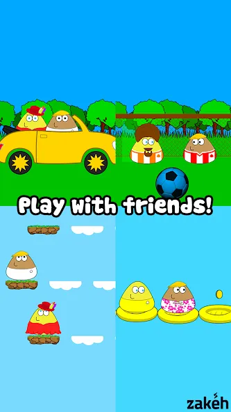 Скачать взломанную Pou (Пуо)  [МОД Mega Pack] — стабильная версия apk на Андроид screen 5