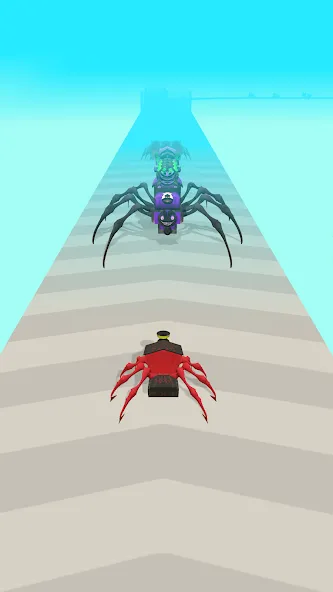 Скачать взлом Merge Spider Train  [МОД Много монет] — полная версия apk на Андроид screen 4