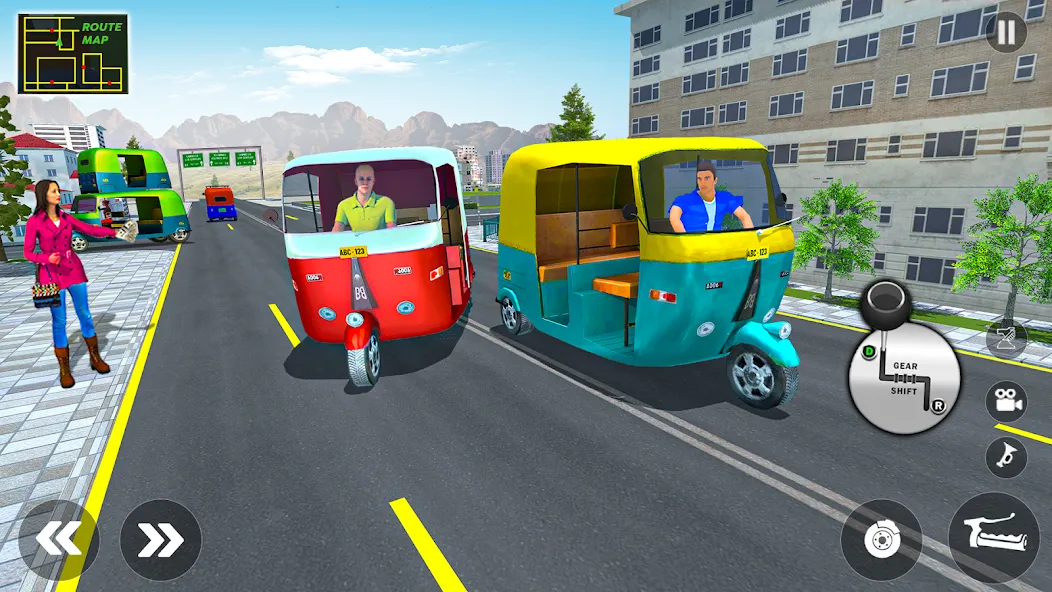 Взломанная Tuk Tuk Auto Rickshaw Game 3d  [МОД Unlocked] — полная версия apk на Андроид screen 1