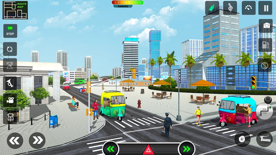 Взломанная Tuk Tuk Auto Rickshaw Game 3d  [МОД Unlocked] — полная версия apk на Андроид screen 4