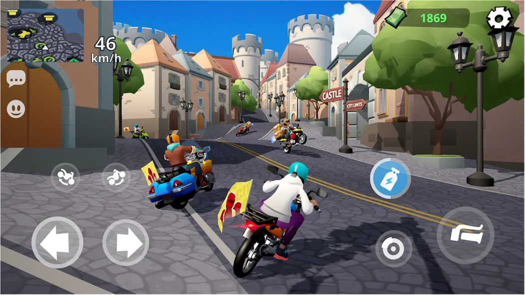 Скачать взлом Moto City: Mad Bike Delivery (Мото Сити)  [МОД Все открыто] — последняя версия apk на Андроид screen 1