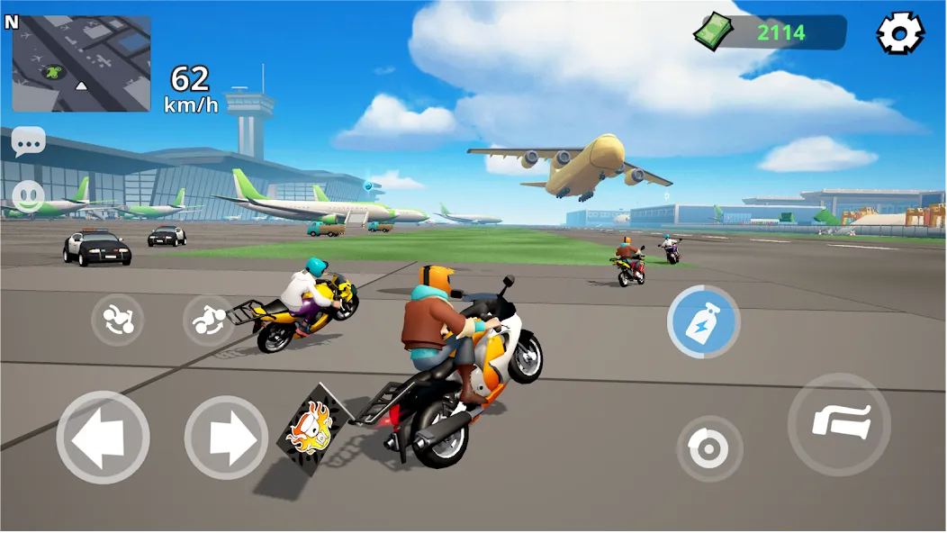 Скачать взлом Moto City: Mad Bike Delivery (Мото Сити)  [МОД Все открыто] — последняя версия apk на Андроид screen 4