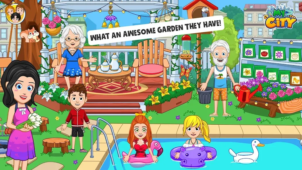 Скачать взлом My City : Grandparents Home (Мой город)  [МОД Menu] — полная версия apk на Андроид screen 4