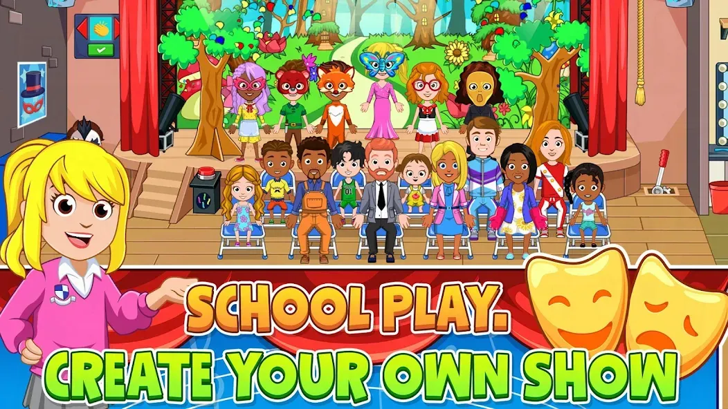 Скачать взлом My City : High School (Мой город)  [МОД Unlimited Money] — полная версия apk на Андроид screen 4