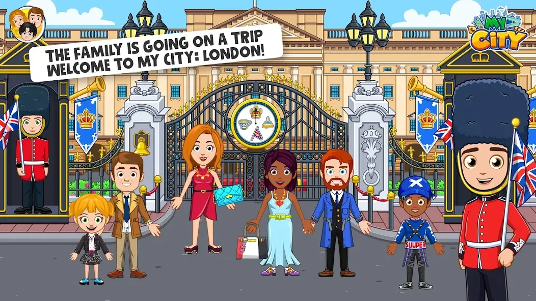 Взломанная My City : London (Мой город)  [МОД Бесконечные деньги] — полная версия apk на Андроид screen 1