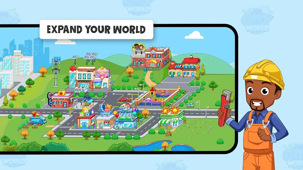 Скачать взломанную My Town World — Mega Doll City (Май Таун)  [МОД Много монет] — полная версия apk на Андроид screen 4