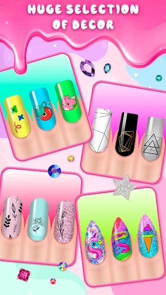 Взлом Nail Salon  [МОД Mega Pack] — полная версия apk на Андроид screen 2