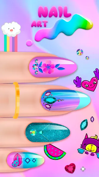 Взлом Nail Salon  [МОД Mega Pack] — полная версия apk на Андроид screen 3