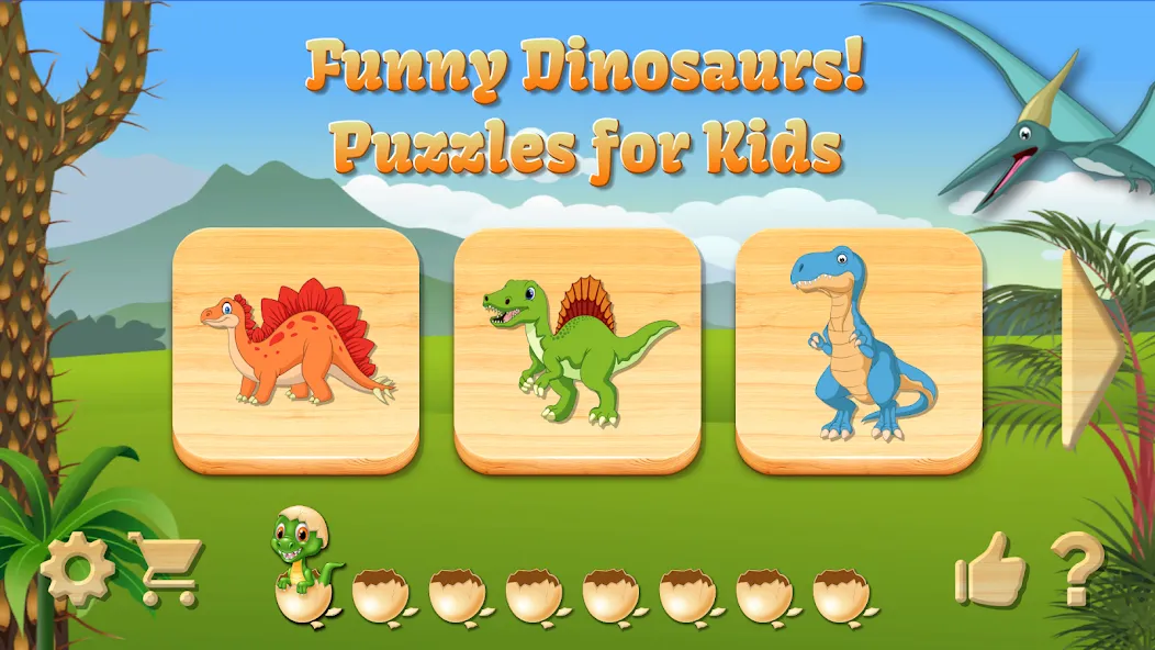 Взлом Dino Puzzle  [МОД Menu] — стабильная версия apk на Андроид screen 1