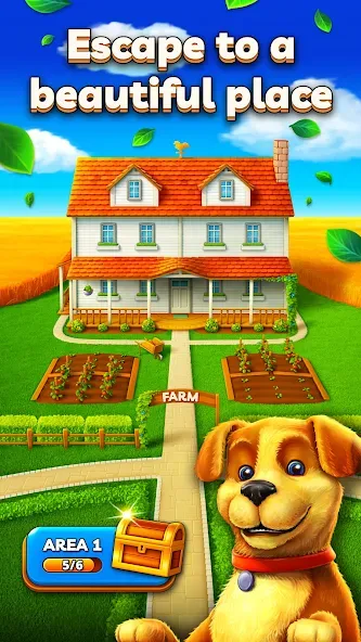 Взломанная Joey's Farm — Tile Match  [МОД Mega Pack] — последняя версия apk на Андроид screen 3