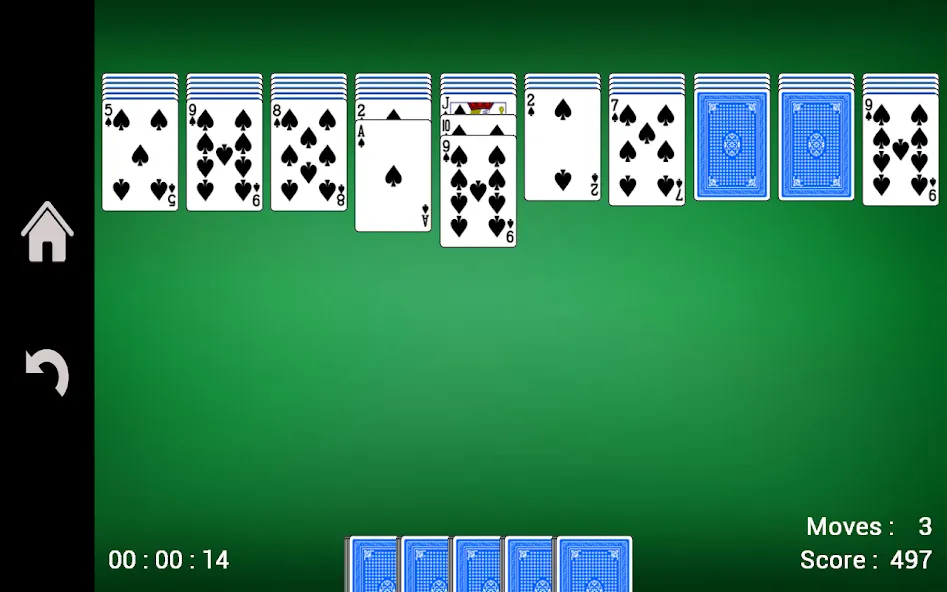 Скачать взломанную Spider Solitaire  [МОД Бесконечные деньги] — стабильная версия apk на Андроид screen 3