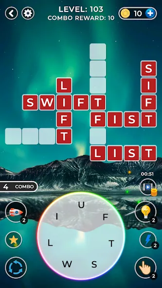 Скачать взлом WOW4:Word Connect Offline Word (ВАУ 4)  [МОД Mega Pack] — полная версия apk на Андроид screen 1