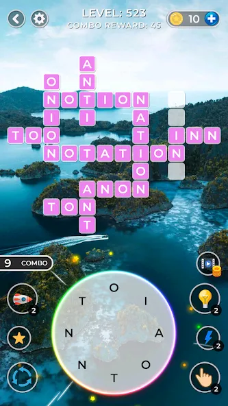 Скачать взлом WOW4:Word Connect Offline Word (ВАУ 4)  [МОД Mega Pack] — полная версия apk на Андроид screen 3