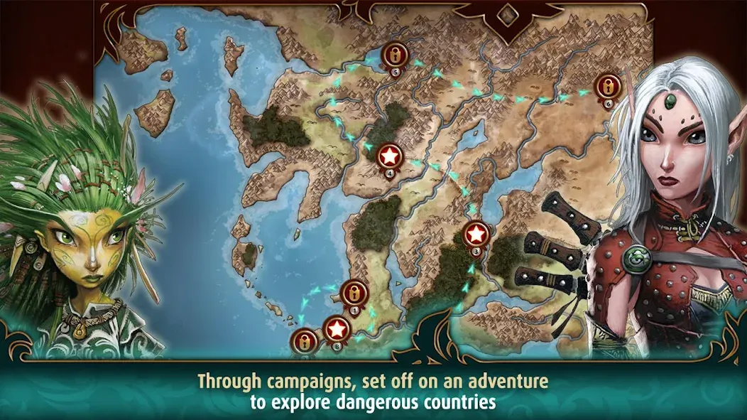 Взломанная Pathfinder Adventures (Пэсаифиндэр Эдвентурес)  [МОД Unlocked] — стабильная версия apk на Андроид screen 3