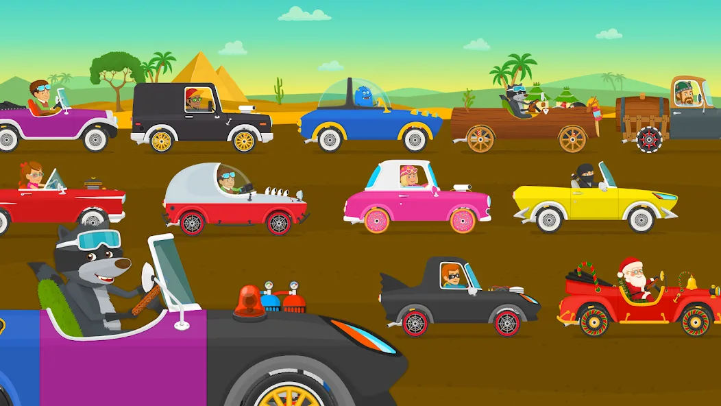 Взлом Racing car games for kids 2-5  [МОД Много монет] — последняя версия apk на Андроид screen 5