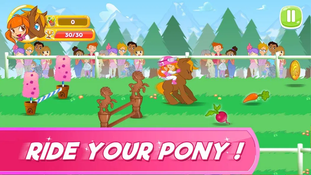 Скачать взлом Pony Run : Magic Trails (Пони Ран)  [МОД Много монет] — полная версия apk на Андроид screen 2