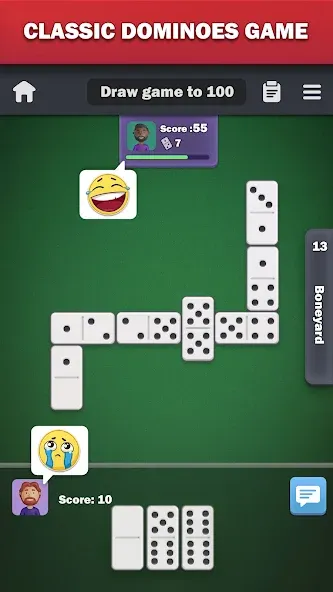 Взломанная Dominoes online — play Domino!  [МОД Меню] — стабильная версия apk на Андроид screen 1