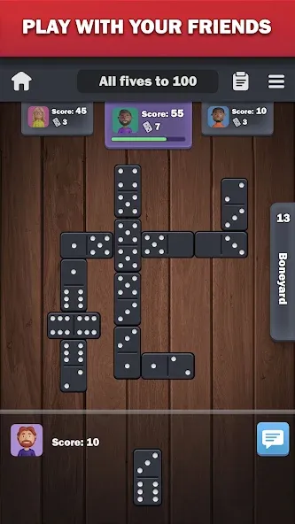 Взломанная Dominoes online — play Domino!  [МОД Меню] — стабильная версия apk на Андроид screen 2