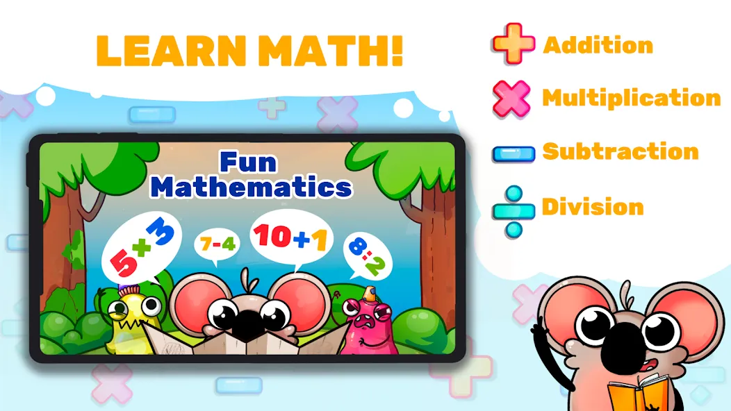 Взлом Fun Math Facts: Games for Kids  [МОД Unlocked] — полная версия apk на Андроид screen 1
