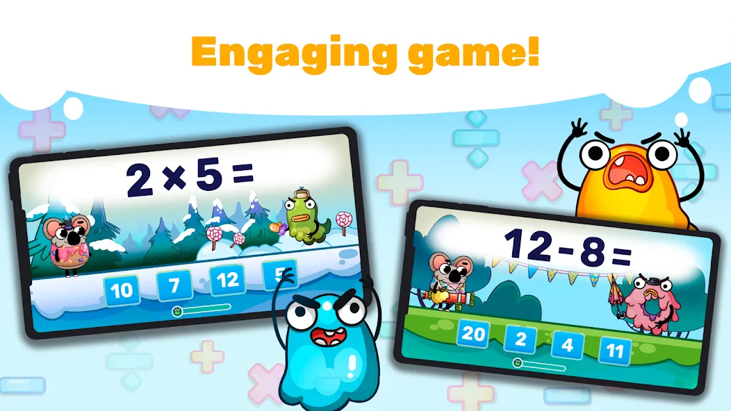 Взлом Fun Math Facts: Games for Kids  [МОД Unlocked] — полная версия apk на Андроид screen 2