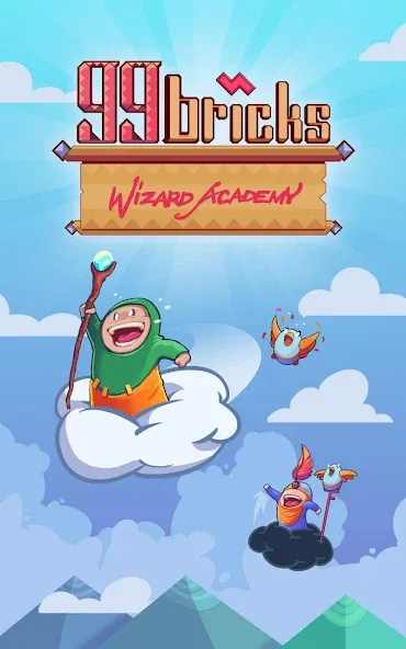 Взломанная 99 Bricks Wizard Academy (Волшебная Академия)  [МОД Mega Pack] — полная версия apk на Андроид screen 1