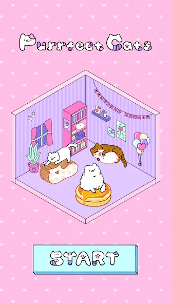 Взлом Purrfect Cats (Парфект кэтс)  [МОД Много денег] — полная версия apk на Андроид screen 1