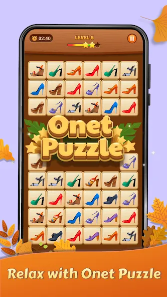 Скачать взломанную Onet Puzzle — Tile Match Game (Онет Пазл)  [МОД Много монет] — последняя версия apk на Андроид screen 1