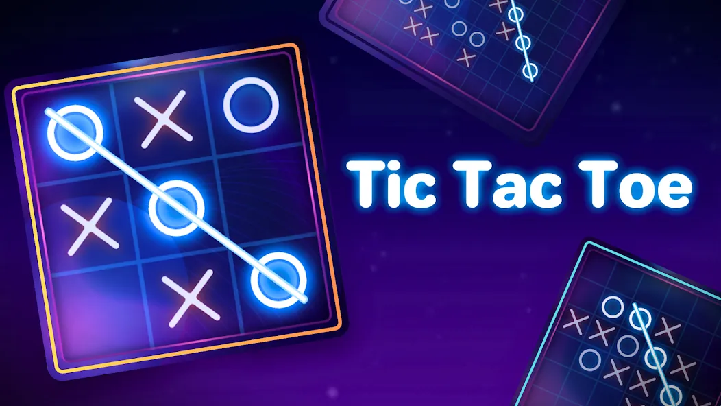 Взломанная Tic Tac Toe 2 Player: XO Game (Тик Так Тоу 2 игрока)  [МОД Меню] — стабильная версия apk на Андроид screen 1