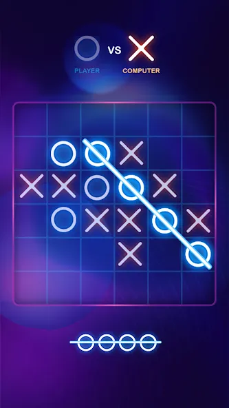 Взломанная Tic Tac Toe 2 Player: XO Game (Тик Так Тоу 2 игрока)  [МОД Меню] — стабильная версия apk на Андроид screen 5