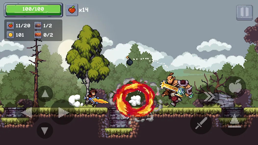 Скачать взлом Apple Knight 2: Action Game (Эппл Найт)  [МОД Меню] — последняя версия apk на Андроид screen 5