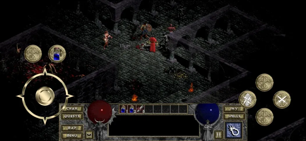 Взлом DevilutionX — Diablo 1 port (ДевилутионЭкс)  [МОД Бесконечные деньги] — стабильная версия apk на Андроид screen 2