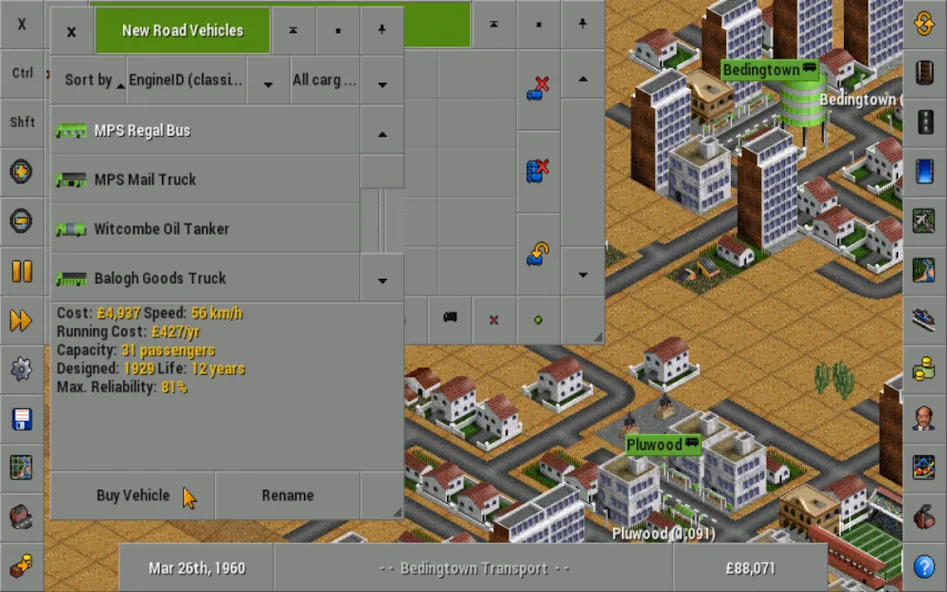 Скачать взлом OpenTTD (Открой ТТД)  [МОД Много денег] — полная версия apk на Андроид screen 2