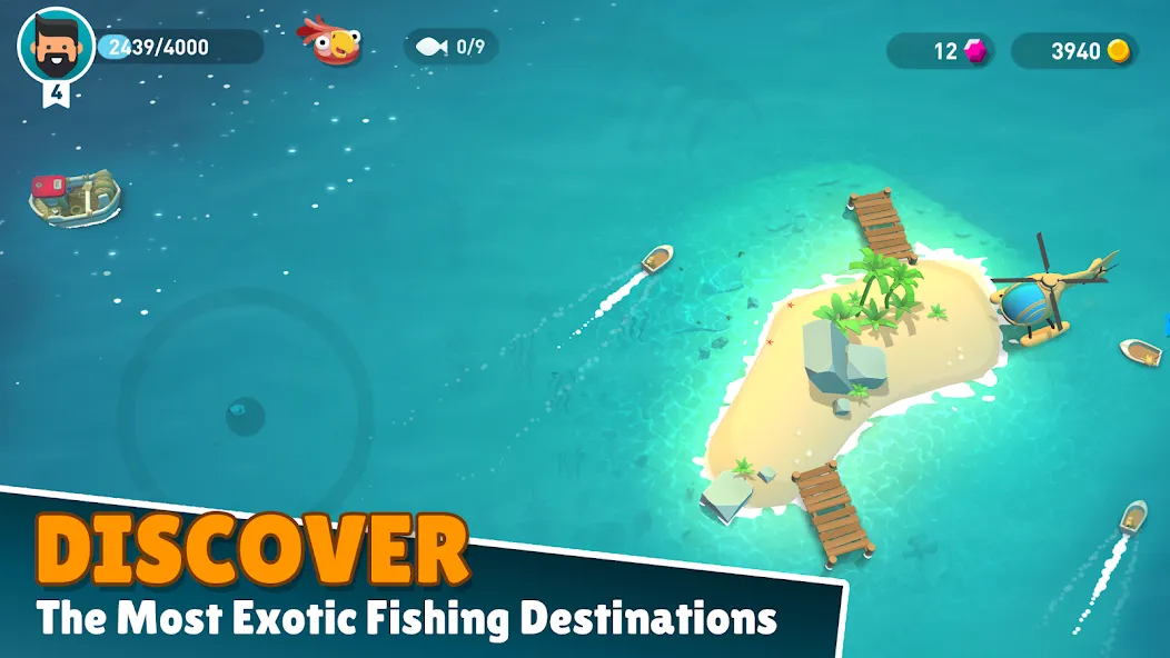 Скачать взломанную Creatures of the Deep: Fishing (Кричерс оф зе Дип)  [МОД Unlimited Money] — последняя версия apk на Андроид screen 1