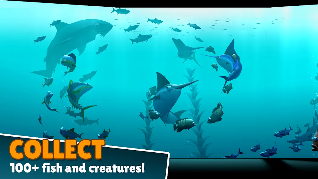 Скачать взломанную Creatures of the Deep: Fishing (Кричерс оф зе Дип)  [МОД Unlimited Money] — последняя версия apk на Андроид screen 3