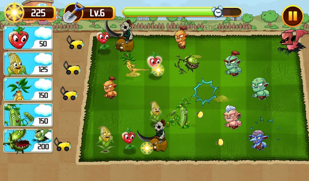 Скачать взлом Plants vs Goblins 4 (Планты против Гоблинов 4)  [МОД Unlimited Money] — стабильная версия apk на Андроид screen 1