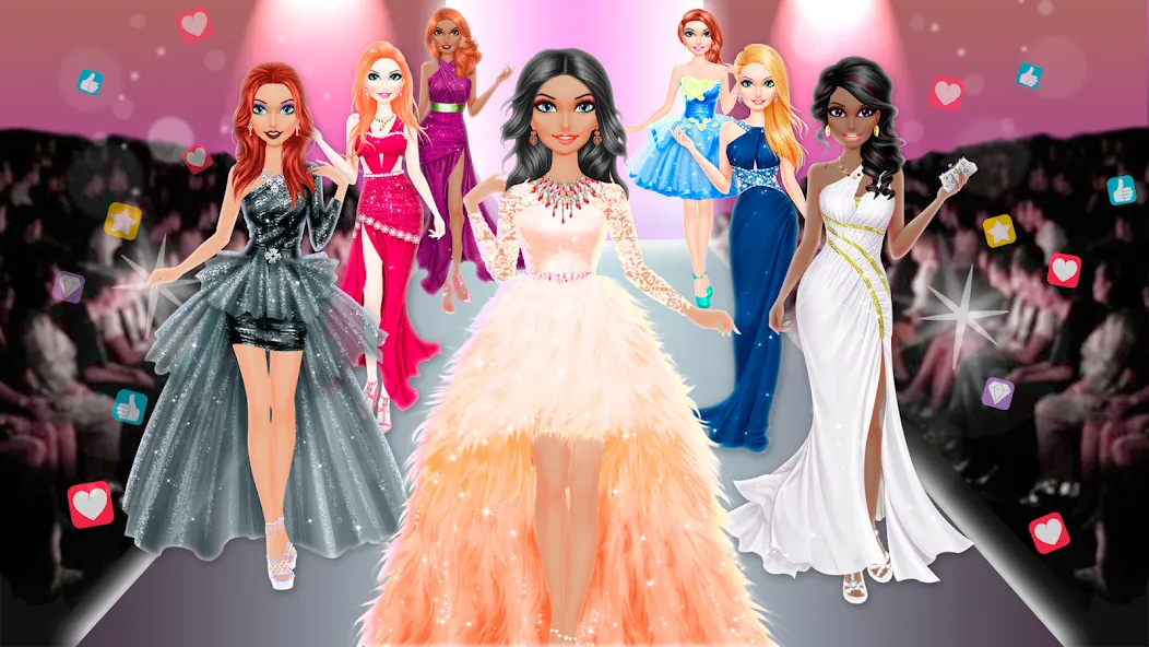 Скачать взломанную Makeup games makeover dress up  [МОД Много денег] — полная версия apk на Андроид screen 2