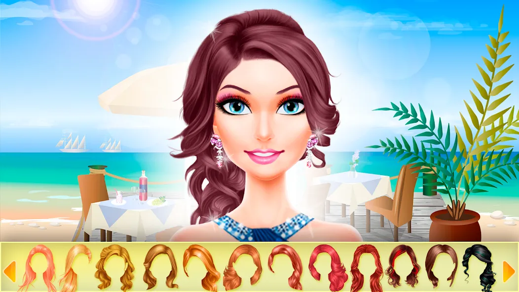 Скачать взломанную Makeup games makeover dress up  [МОД Много денег] — полная версия apk на Андроид screen 4