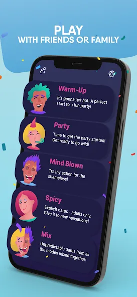 Взломанная Dare or Penalty : Party game  [МОД Все открыто] — последняя версия apk на Андроид screen 2