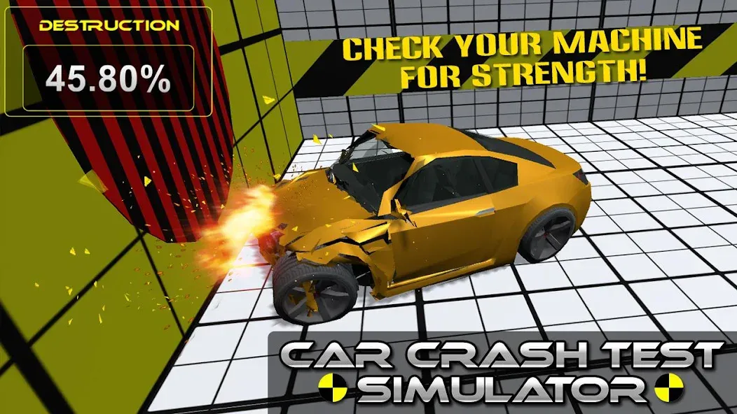 Скачать взлом Car Crash Test Simulator  [МОД Mega Pack] — последняя версия apk на Андроид screen 1