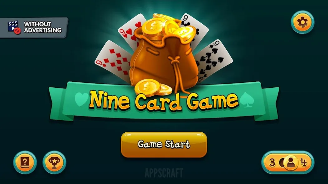 Взломанная Nine Card Game online offline  [МОД Mega Pack] — стабильная версия apk на Андроид screen 2