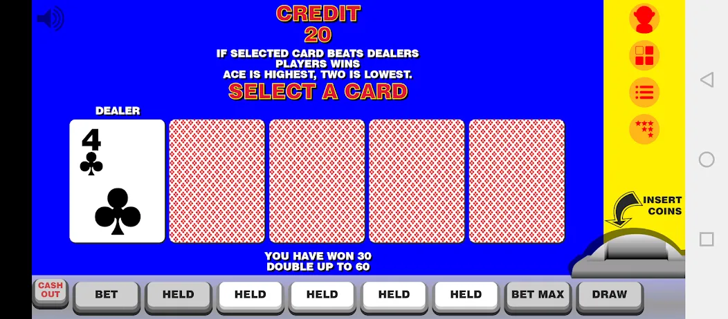 Скачать взлом Video Poker with Double Up  [МОД Menu] — стабильная версия apk на Андроид screen 3