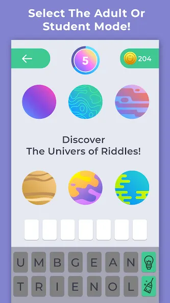 Скачать взлом Tricky Riddles with Answers  [МОД Unlimited Money] — последняя версия apk на Андроид screen 5