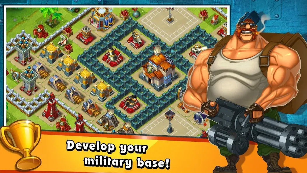 Скачать взлом Jungle Heat: War of Clans (Джангл Хит)  [МОД Меню] — стабильная версия apk на Андроид screen 4