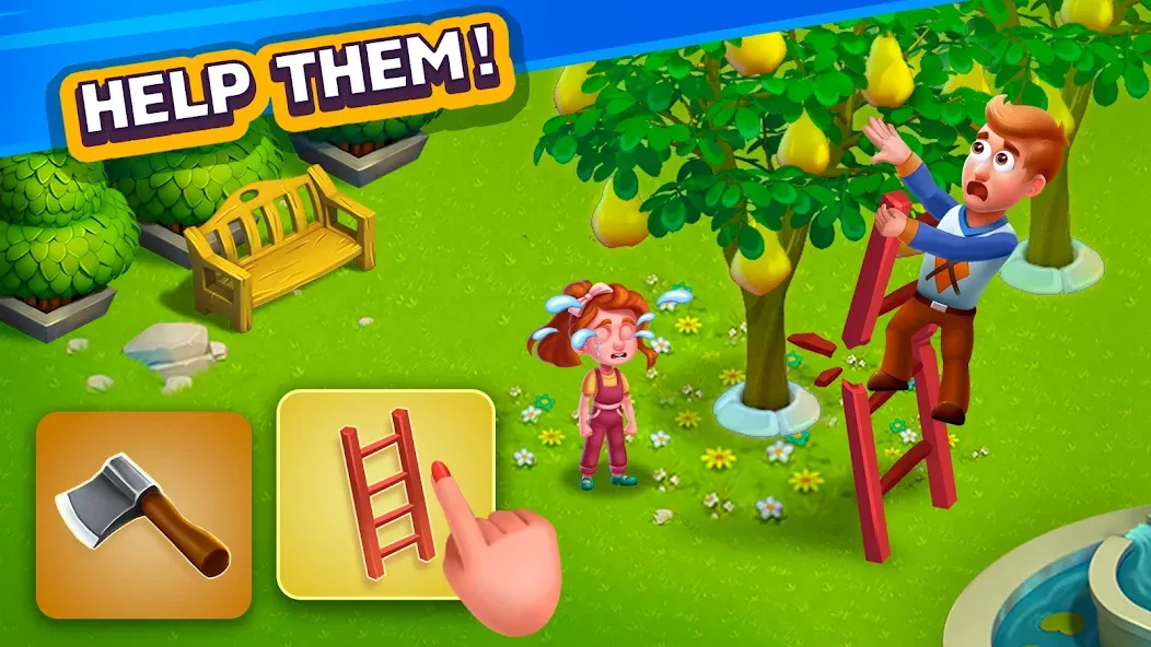 Скачать взломанную Golden Farm  [МОД Mega Pack] — полная версия apk на Андроид screen 1