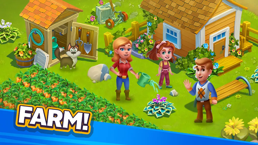 Скачать взломанную Golden Farm  [МОД Mega Pack] — полная версия apk на Андроид screen 3